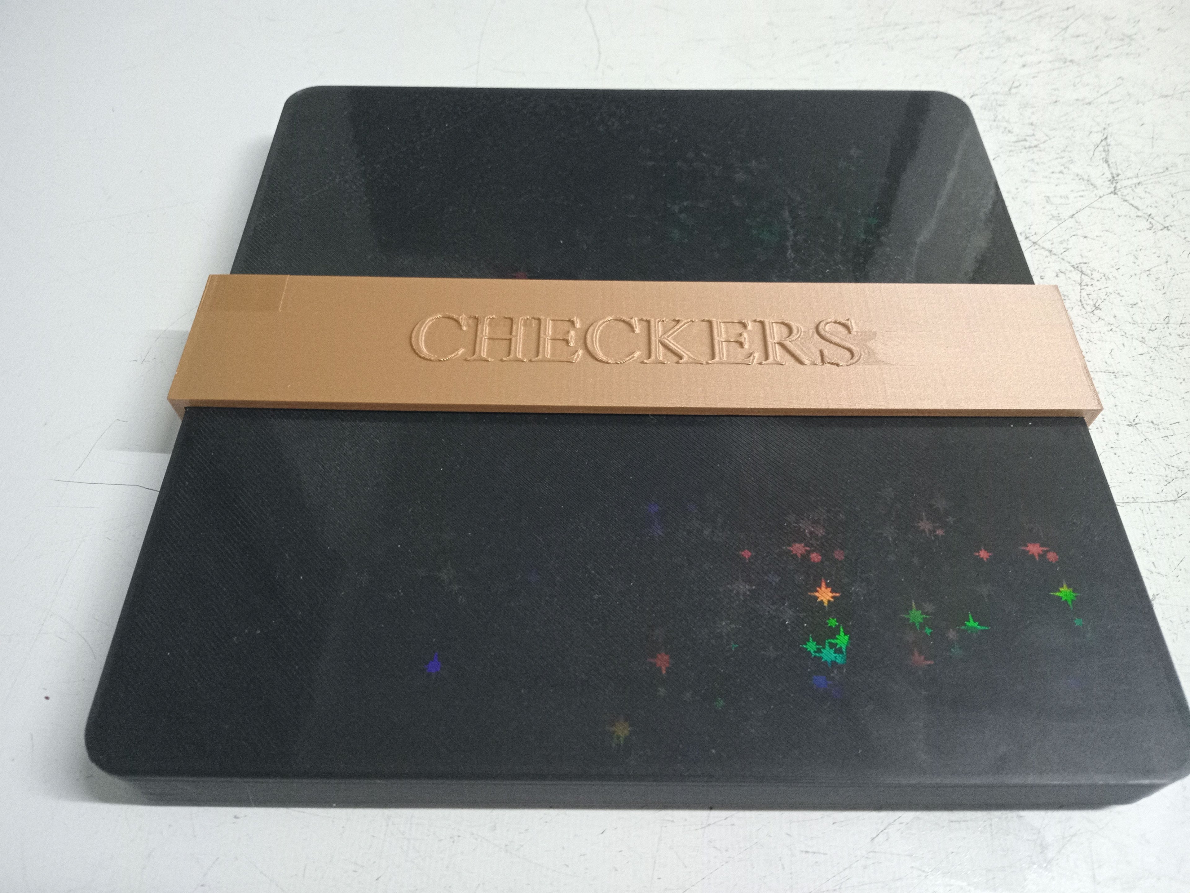 3D Printed Checkers Board Game – Locally Made | Durable & Modern Design