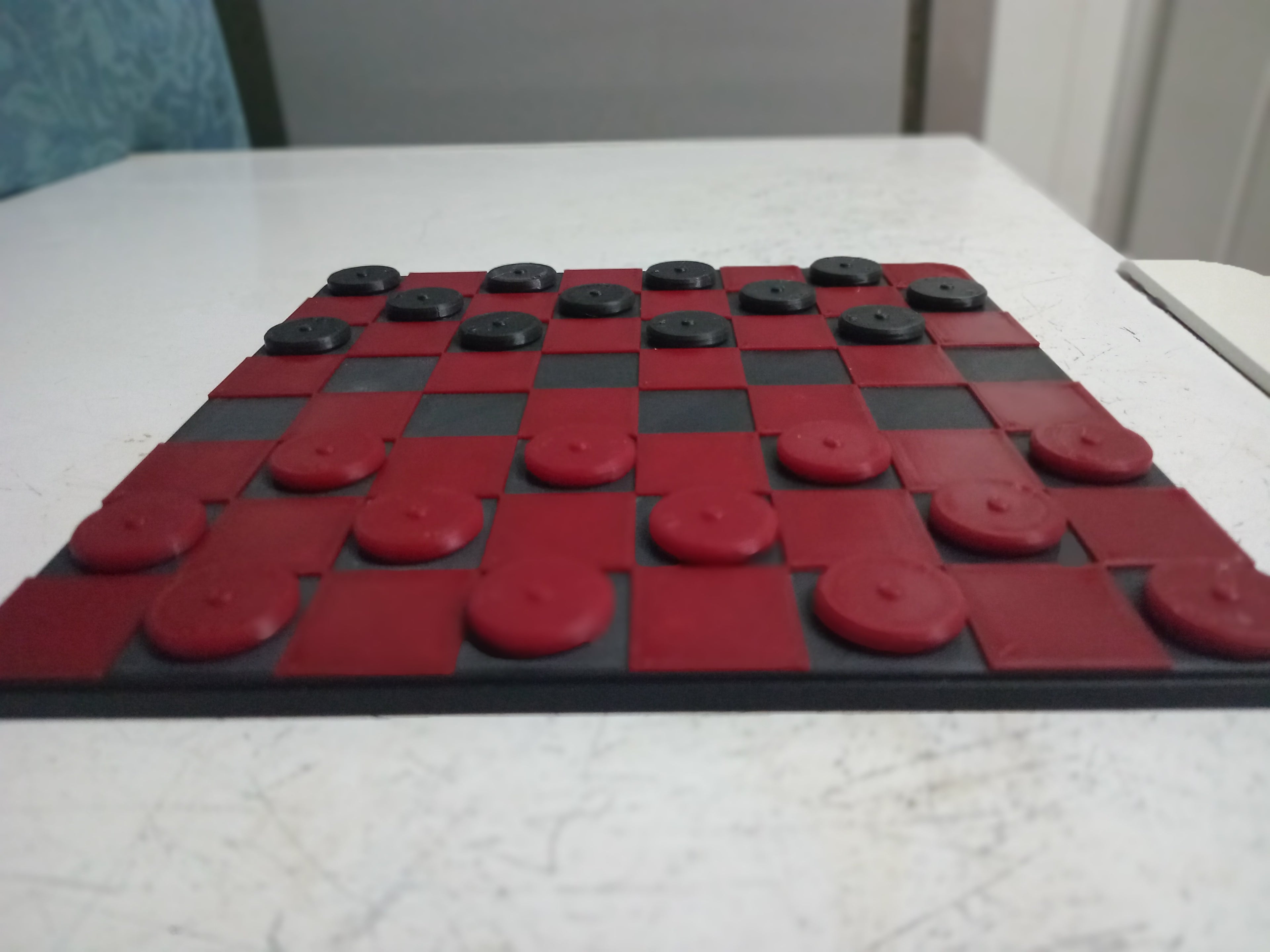 3D Printed Checkers Board Game – Locally Made | Durable & Modern Design