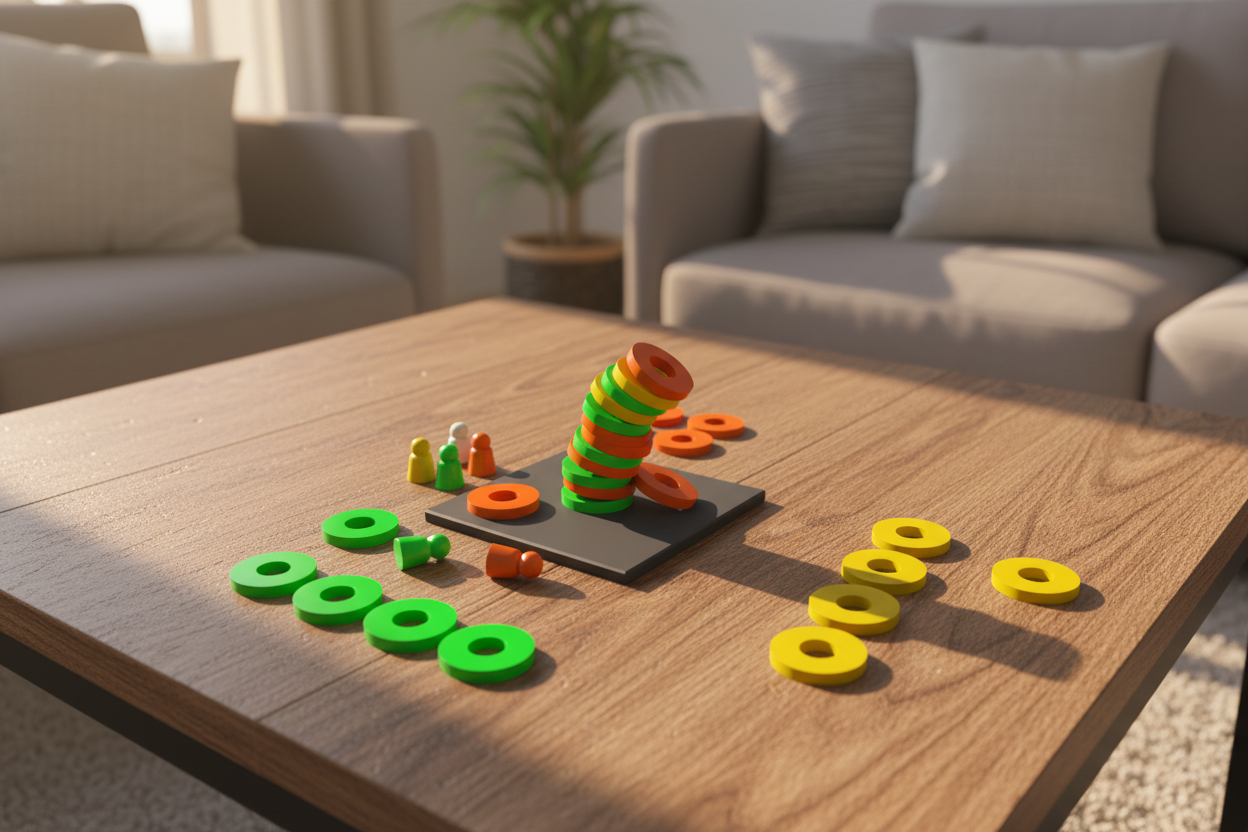 Da Vinci Prints 3D  STACK & SNATCH Fast Family Balance Game