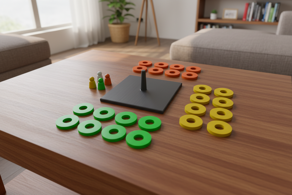 Da Vinci Prints 3D  STACK & SNATCH Fast Family Balance Game