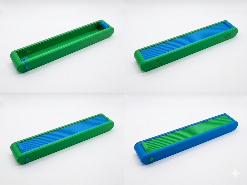 Ventilated Sliding Toothbrush Travel Case