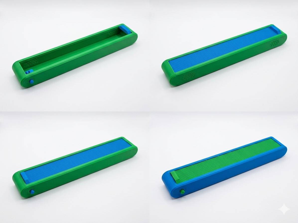Ventilated Sliding Toothbrush Travel Case